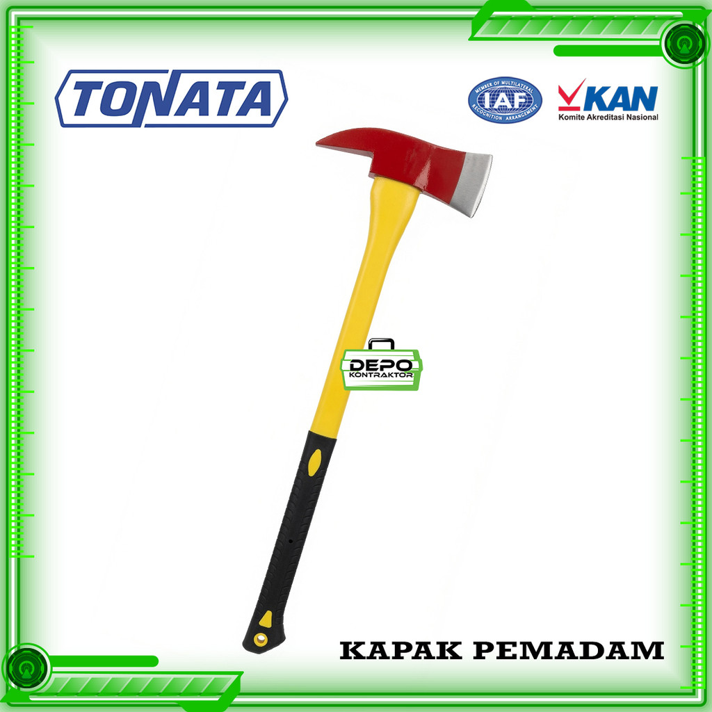 Kapak Pemadam Damkar Gagang Fiberglass 90 cm  Kapak Damkar Kampak Safety
