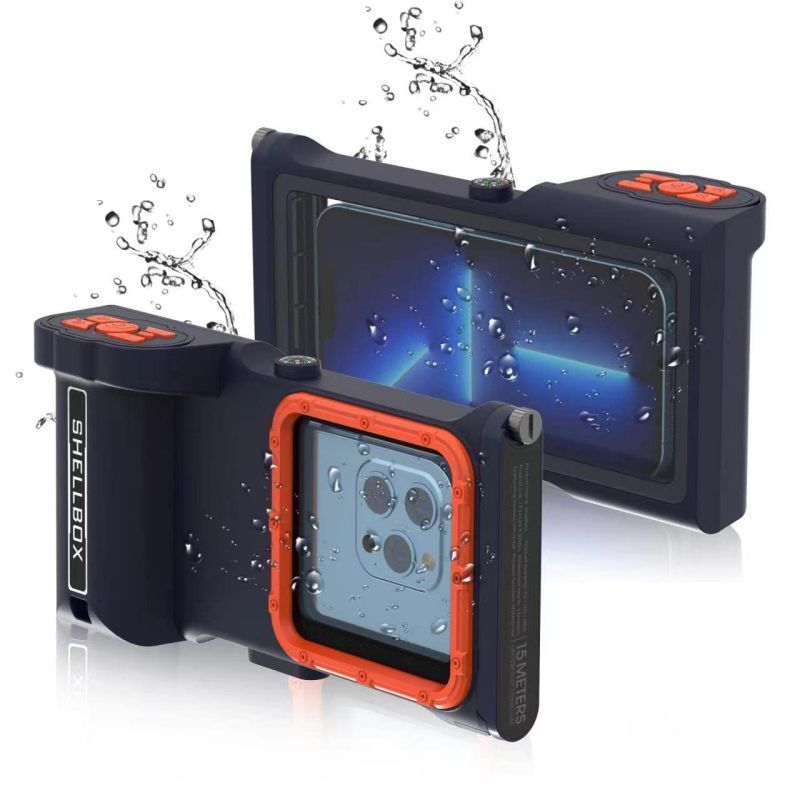 Casing HP Underwater Waterproof IP68 Diving Case Bluetooth 15M