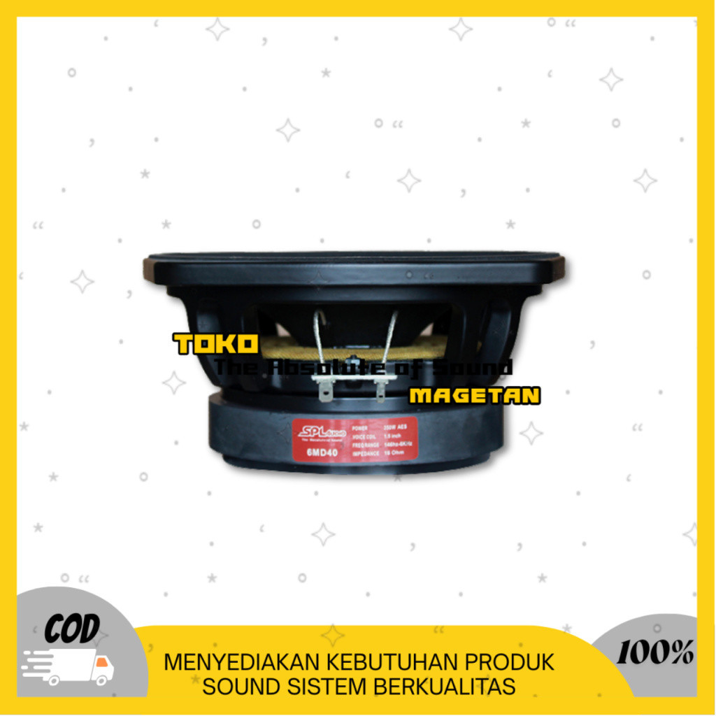 SPEAKER 6 Inch SPL Audio 6MD40