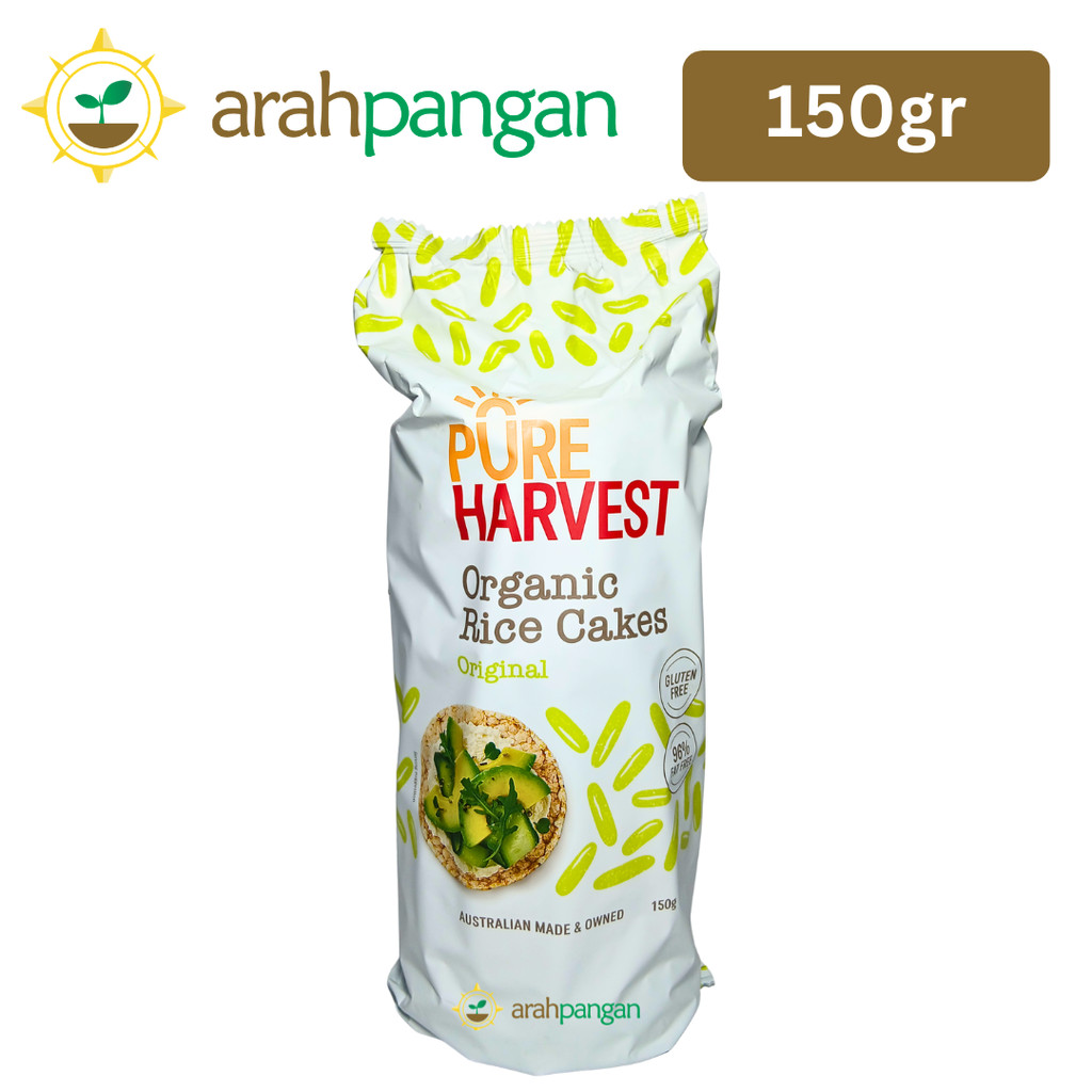 Pure Harvest Organic Rice Cakes Original 150gr