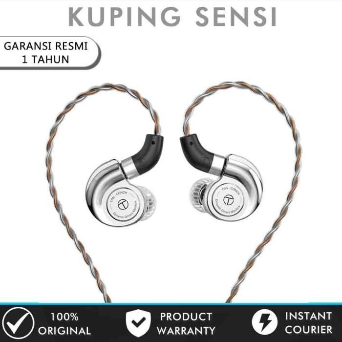 TRN Conch Earphone DLC Diamond Diaphragm Dynamic in-Ear Monitors - Mic