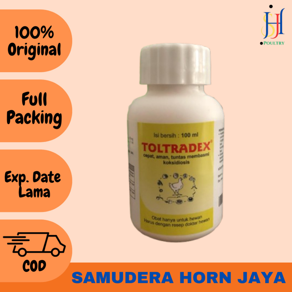 Toltradex 100 ml Obat Koksidiosis Unggas  dan Ternak