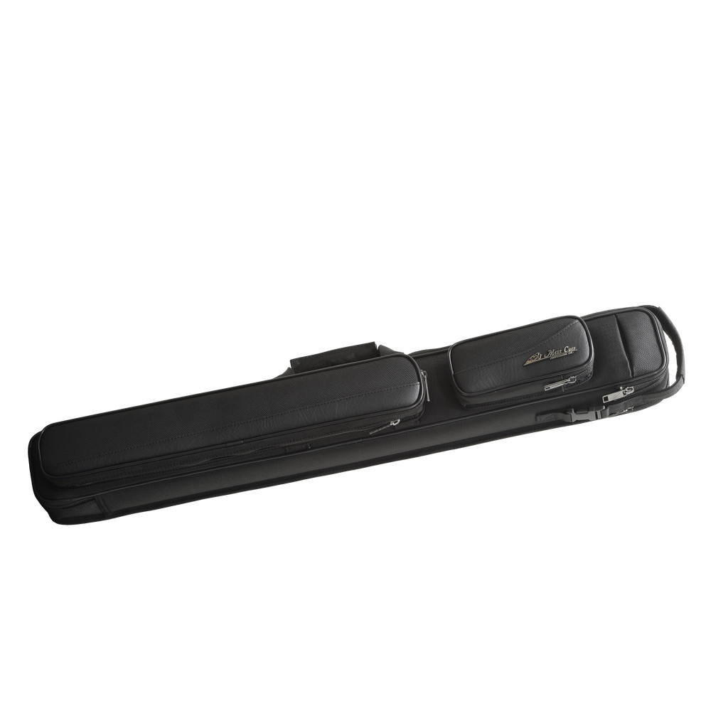 CUE CASE MEZZ NMZ-24K BLACK || TAS BILLIARD SOFTCASE 2 BUTT X 4 SHAFT