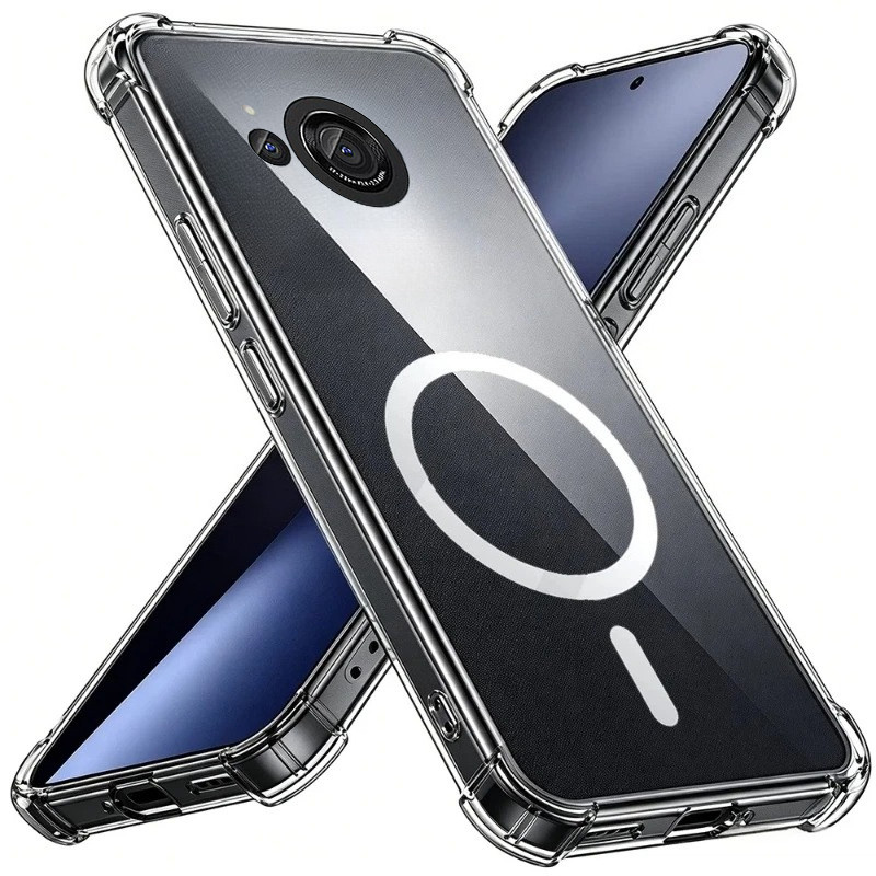 Untuk Sharp Aquos R7 R8 R8S Pro Phone Case Shell Bantalan Udara Multi-fungsi Soft Silicone Clear Sho
