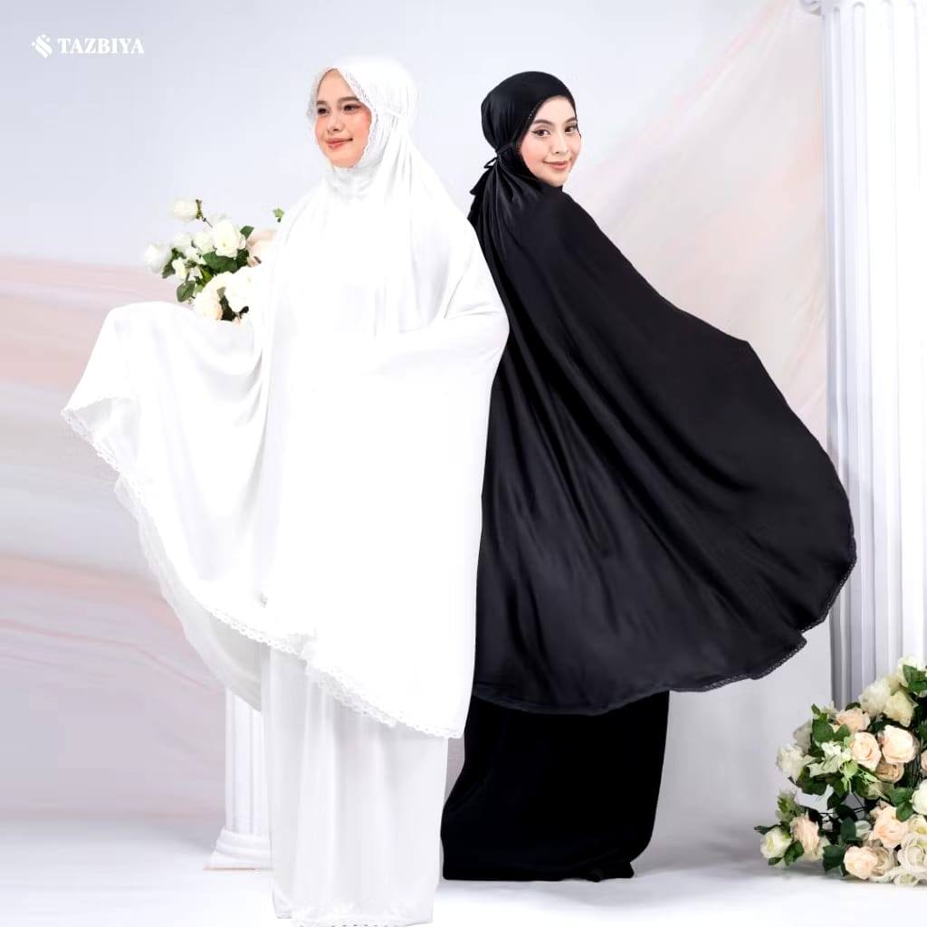 Mukena Putih Premium Tazbiya Zahira mukena RAYON
