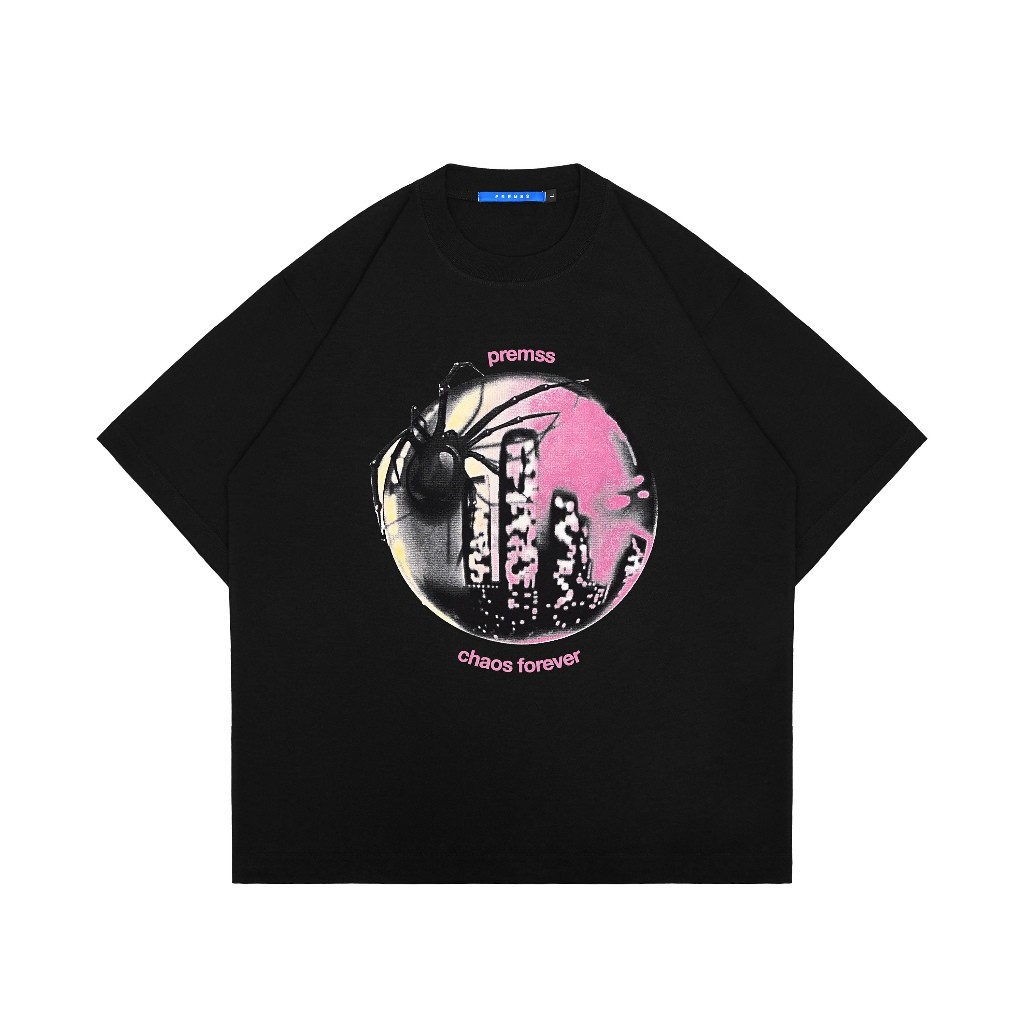 Premss / Porous Tees - Chaos Black