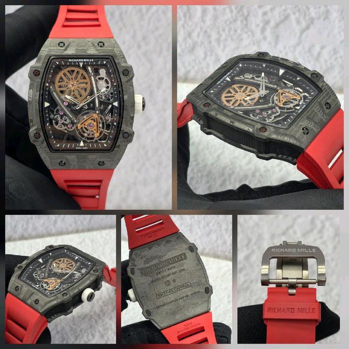 Jam tangan Automatic Swiss Manual Winding RM 27-05 RAFA Limited Edition Ultra Thin Carbon Rubber str