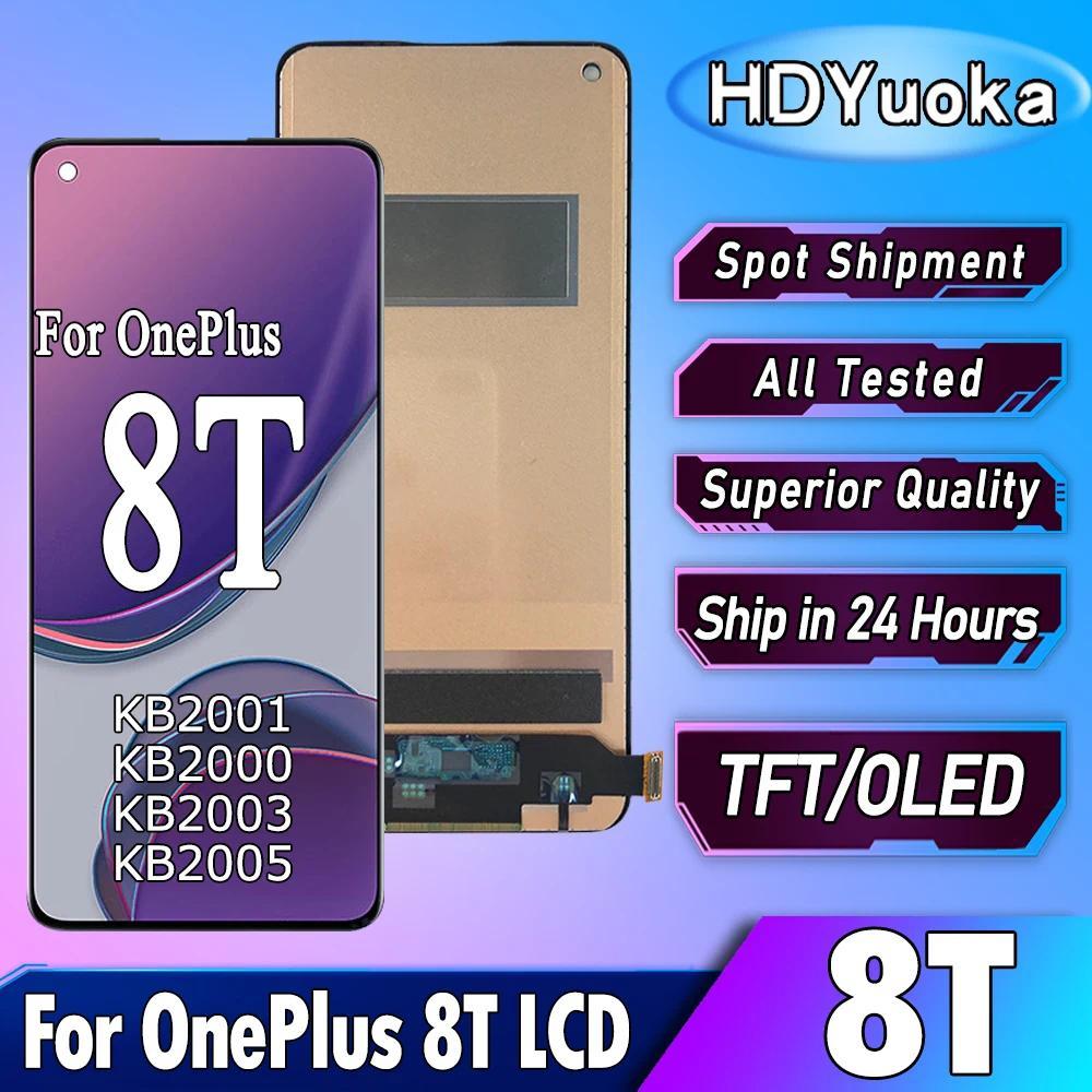 6.55" TFT/OLED For OnePlus 8T LCD KB2001 KB2000 KB2003 KB2005 splay Tou Screen gitizer splay Replace