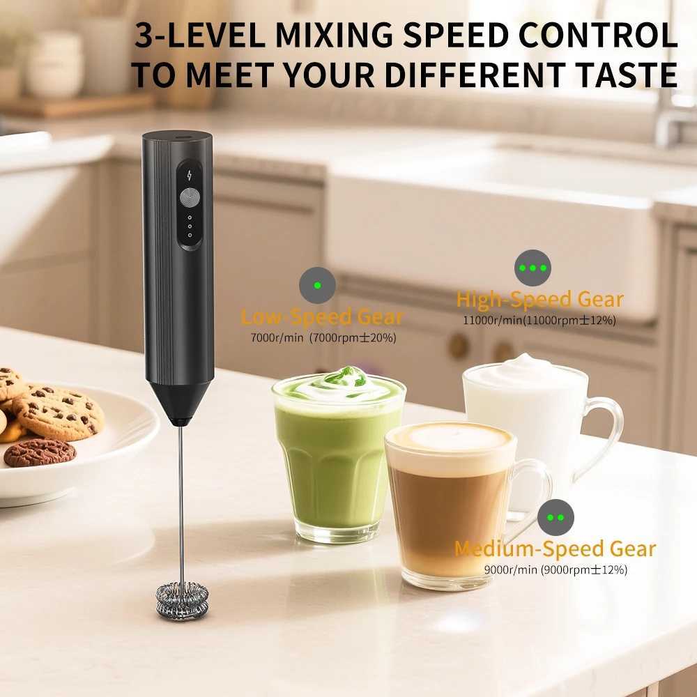Hand Mixer Mini Pengocok Milk Frother USB Charge 300mAh - EF-B-BOX