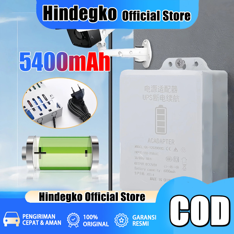 Kamera Baterai Air Mini Modem Wifi Ups 3600mAh/5400mAh 12V-2A Sumber Daya Tak Terputus UPS Kehidupan