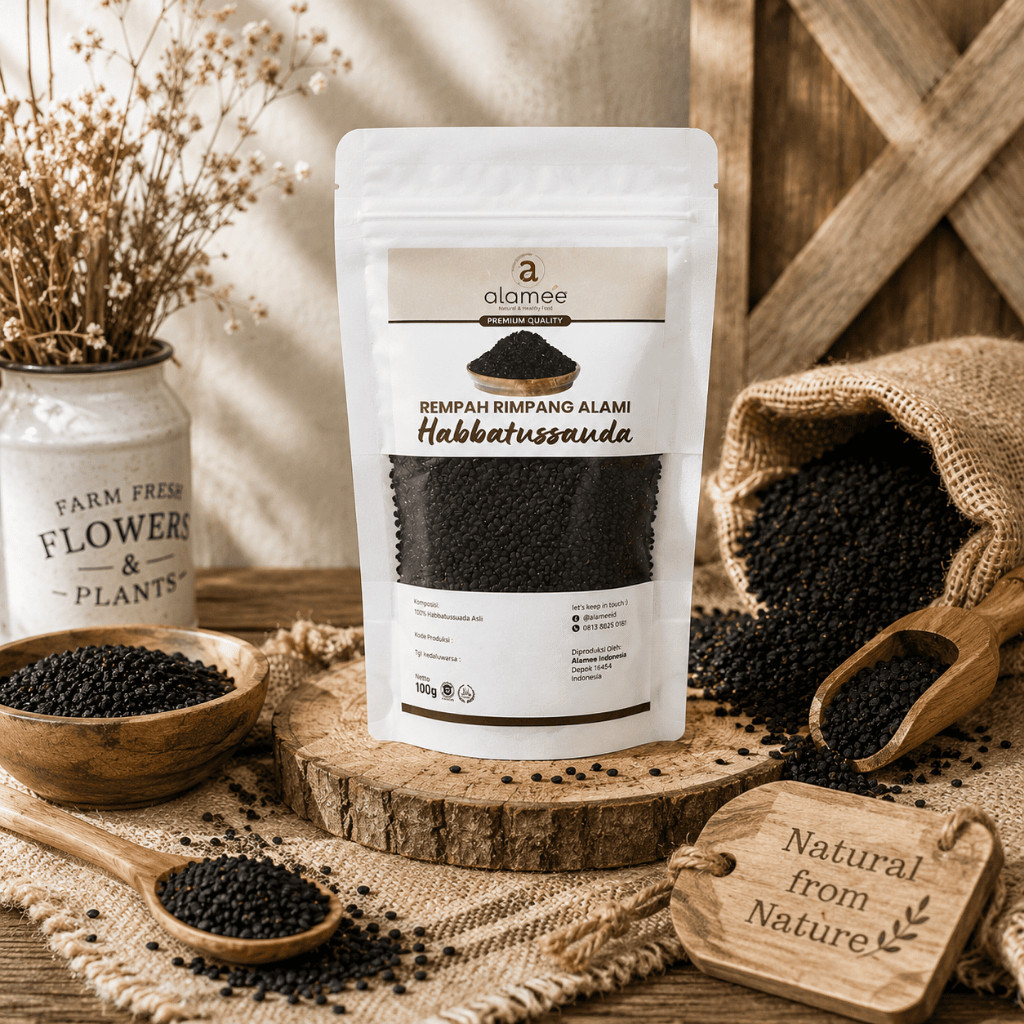 ALAMEE Jinten Hitam Habbatussauda Biji Jintan Habatusauda Original Asli