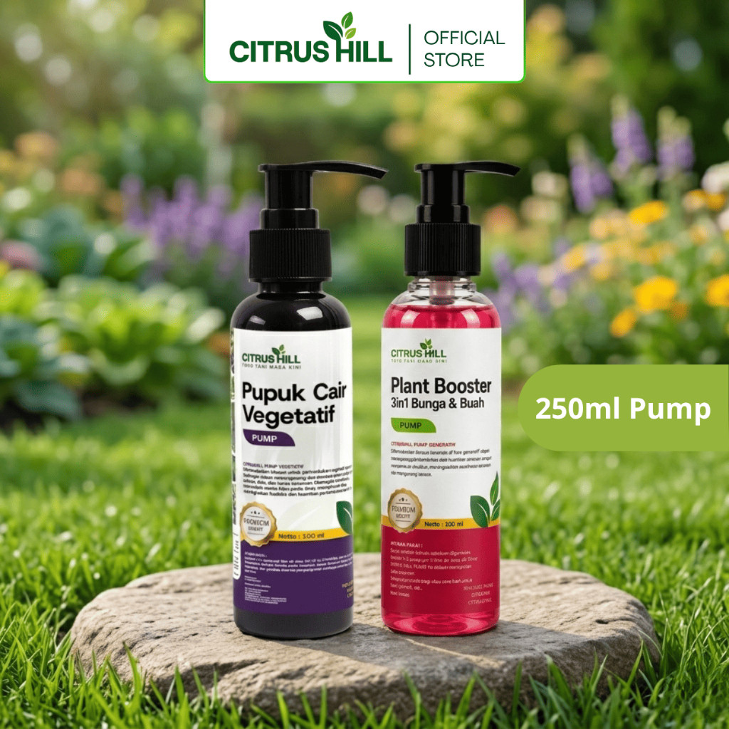 ADA CitrusHill PUPUK NPK CAIR LANGSUNG PAKAI TANAMAN BUNGA & BUAH + ZPT + BORON - PLANT BOOSTER 3IN1