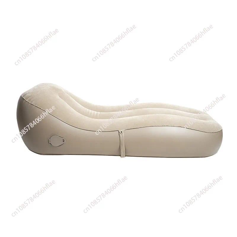 New lazy outdoor automatic inflatable single sofa recliner home portable folding recliner