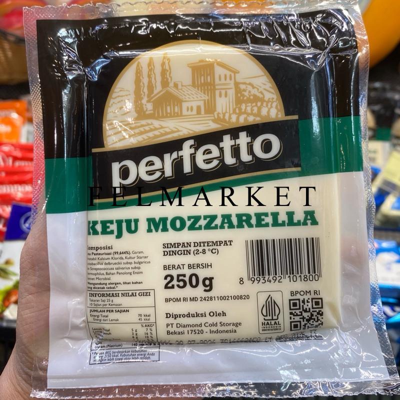 Perfetto Keju Mozzarella / Keju Mozzarella 250 gr