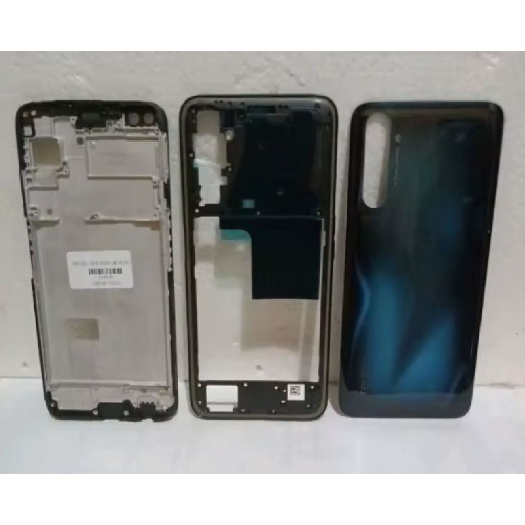 KESING HOUSING CASING FULLSET REALME 6 PRO FRAME + BEZEL + BACKDOOR ORI