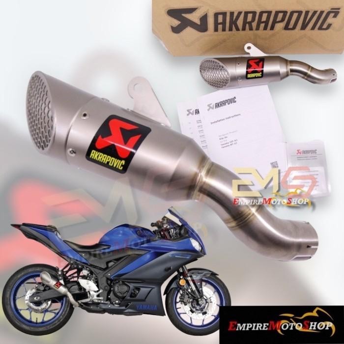 Knalpot Akrapovic GP New R25 R 25 2023 MT25 Original Slip On