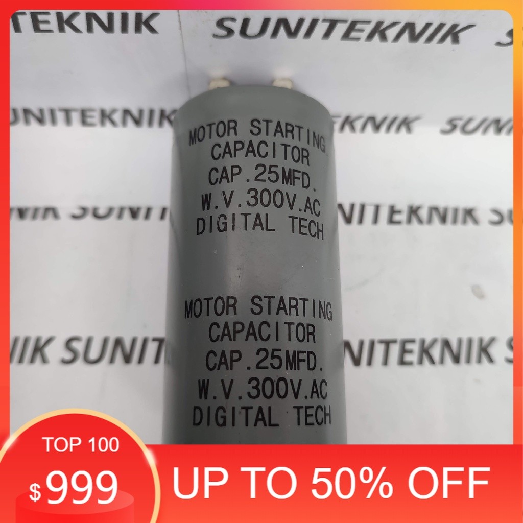 KAPASITOR STARTING 25MFD - CAPASITOR STARTING 25MFD - KAPASITOR STARTING 25 MFD