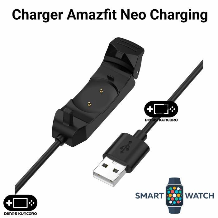Charger Amazfit Neo Charging Kabel Huami Retro USB Smartwatch - Neo