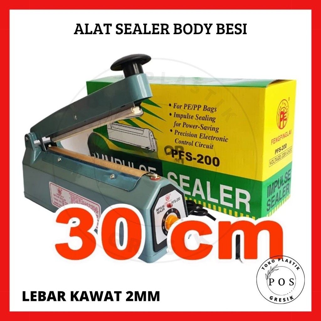 [BODY BESI] Las Sealer Plastik / Alat Pres Plastik 30cm Kualitas TERBAIK GR