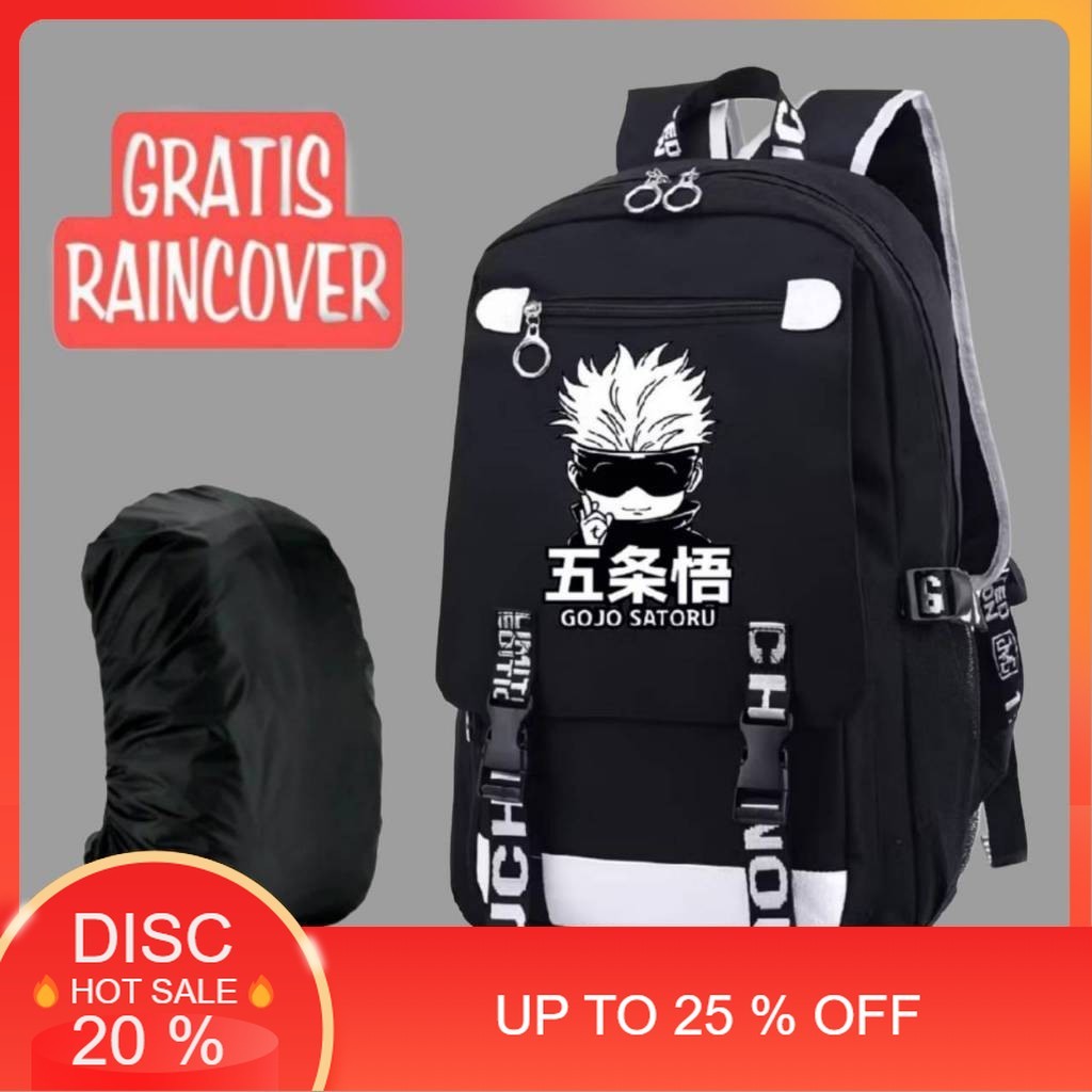 Musri - Tas Ransel Anime Anak Sekolah Laki Laki SD SMP SMA