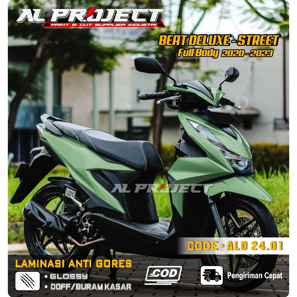 Cod Decal Beat Deluxe Polos Fullbody 2020 2021 2022 2023 Sticker Dekal Motor Honda BEAT DELUXE Polos