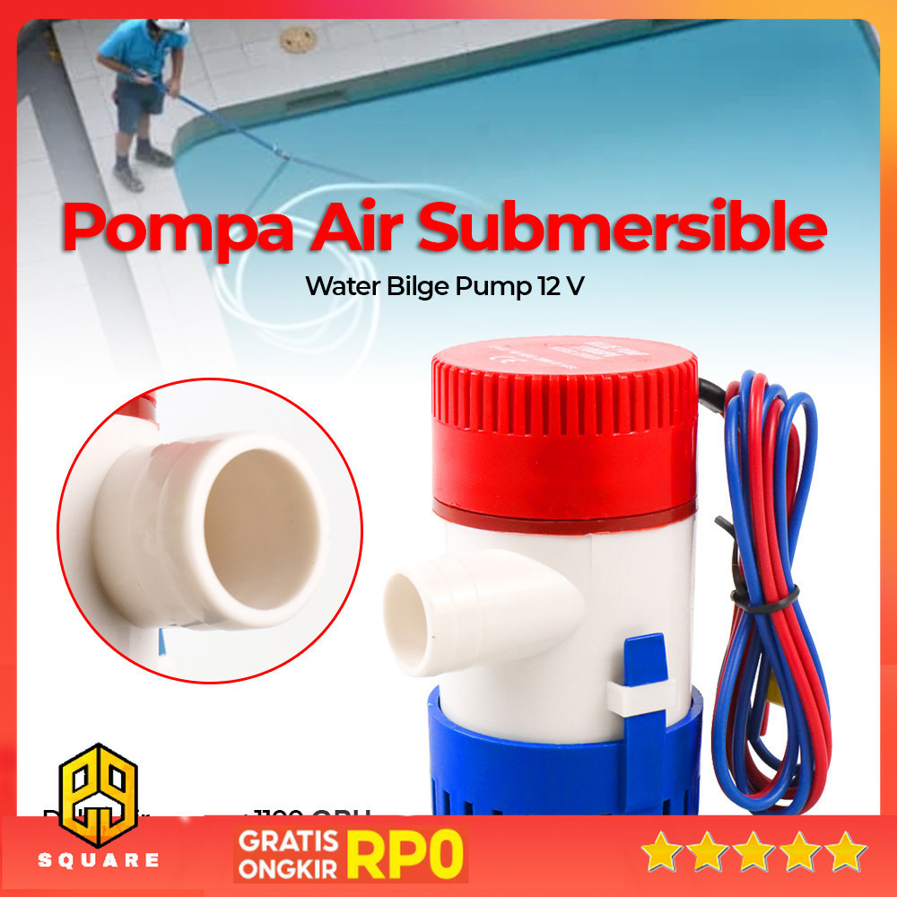 SUNSUN Pompa Air Submersible Water Bilge Pump 12 V - CH8028 Original 99 Square