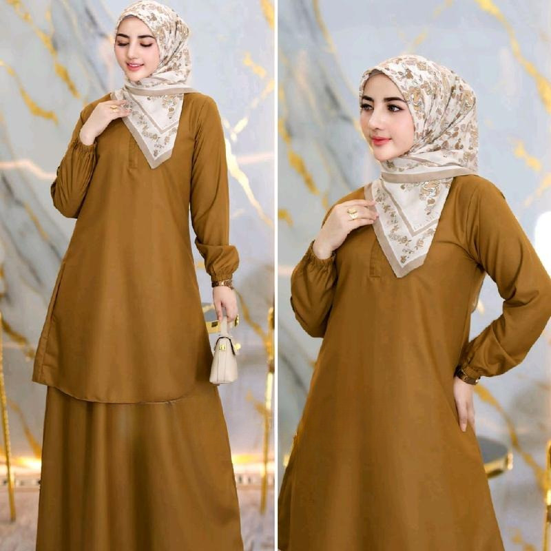 GAMIS KERJA PEMDA ASN KURUNG MELAYU MALAYSIA FULL TOYOBO PREMIUM 2024 GAMIS WANITA PEGAWAI Muslim Wa