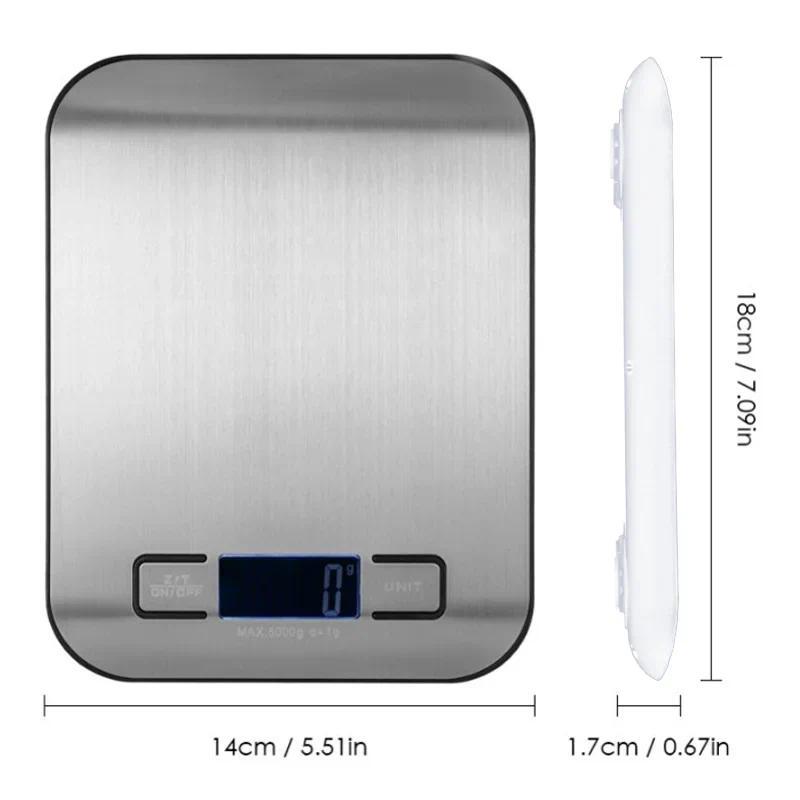 Digital Kitchen Scale Kitchen Scale Food Scale Kitchen Weighing Scale Food Scale Stainless Steel Ele