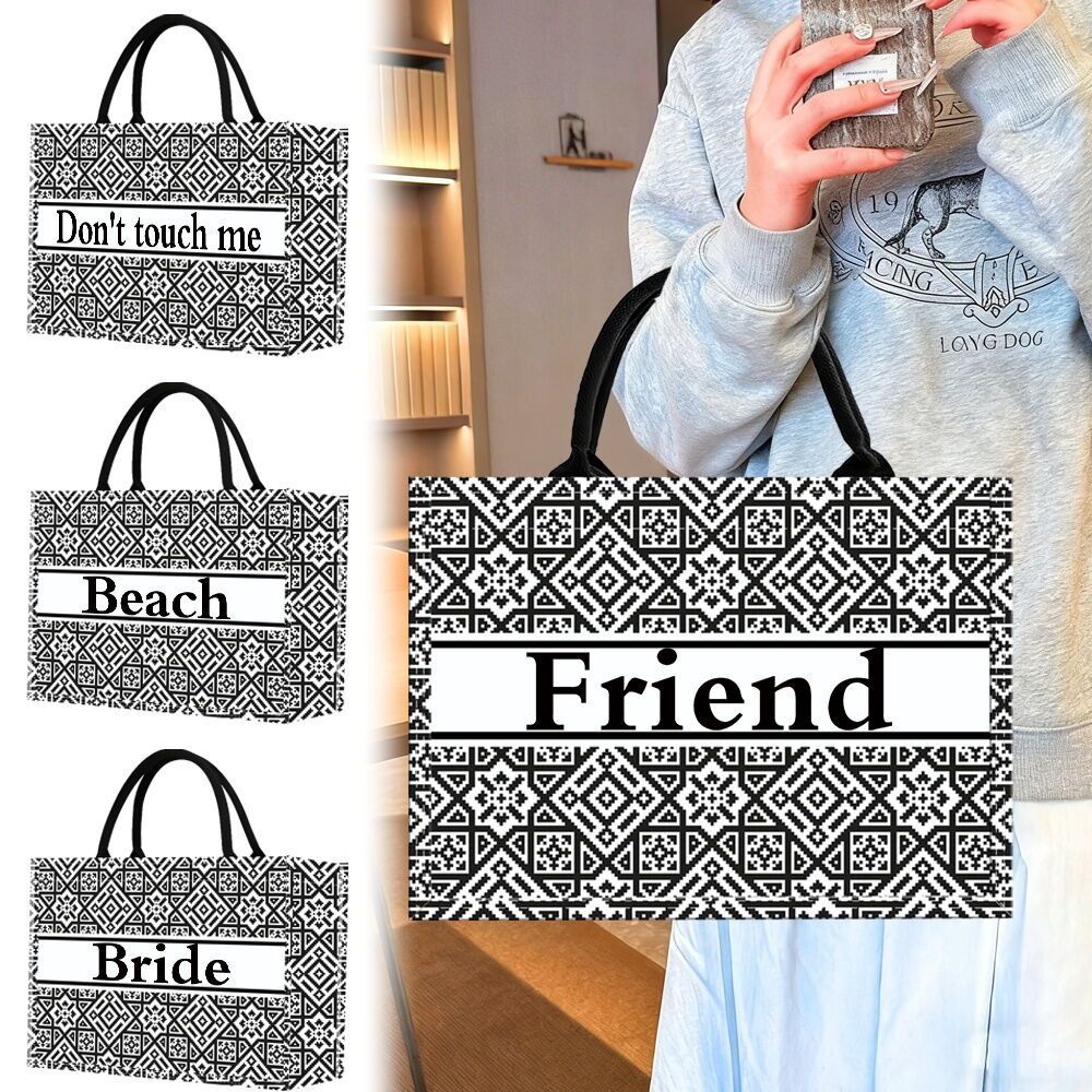 Kantor Perjalanan Bahu Tangan Tas Tote Moms Travel Handbags Students Canvas Party Girlfriend Gift Ba