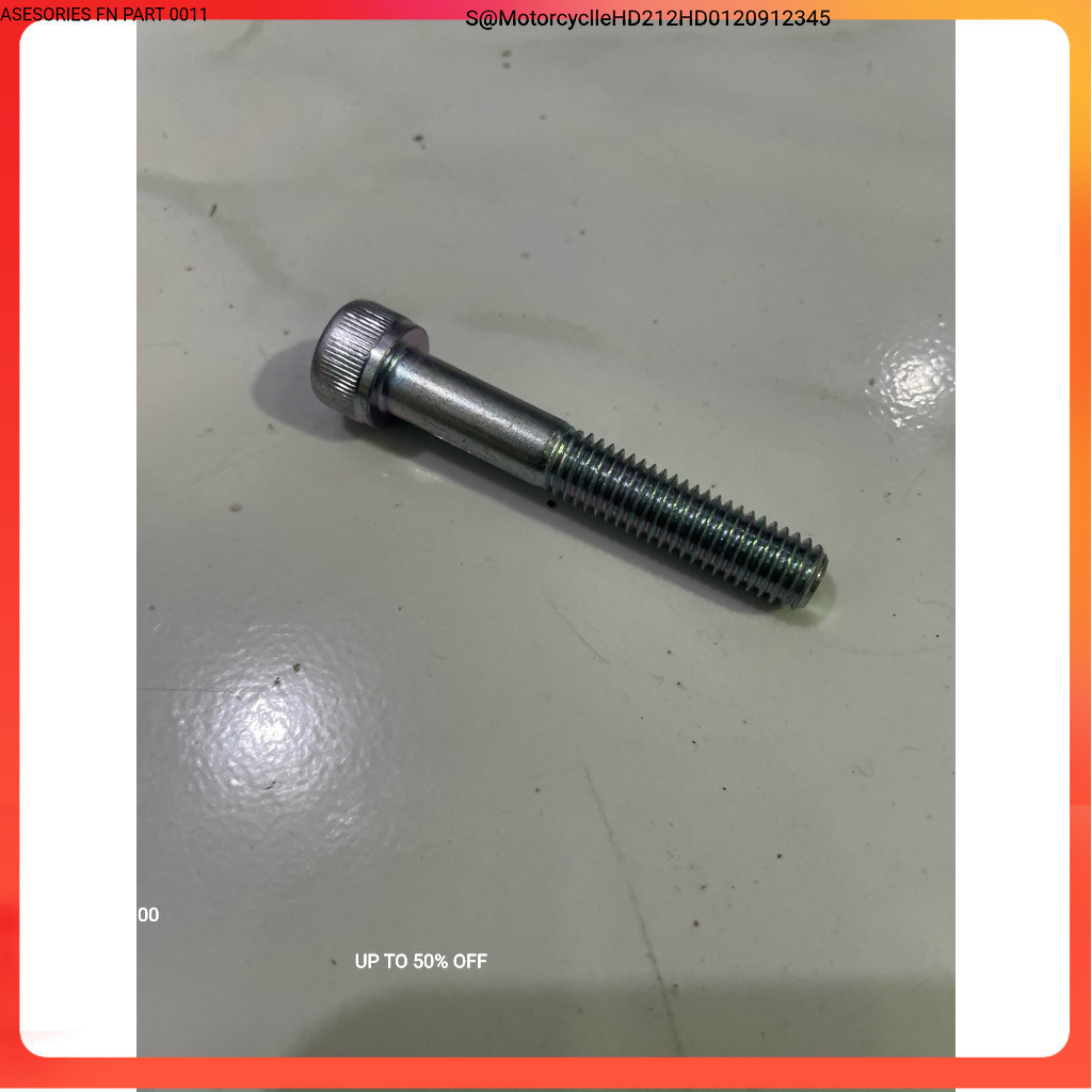 baut 12 m8 kunci L6 panjang 5cm L1