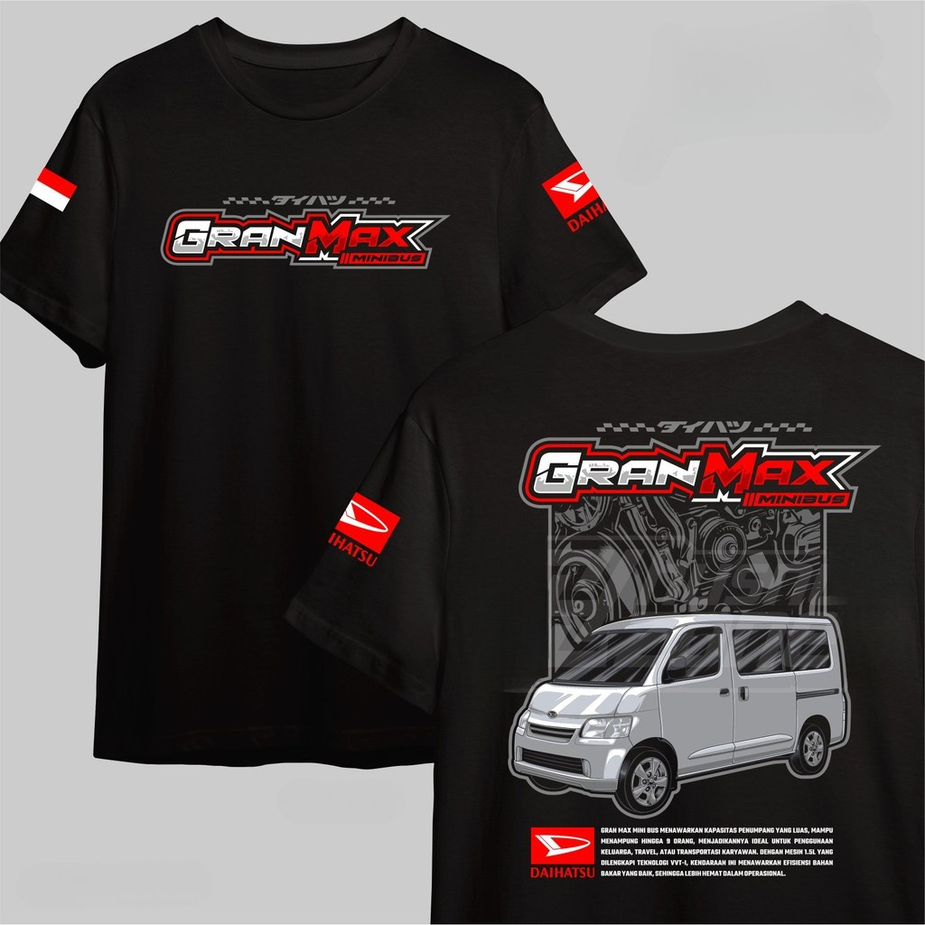 Kaos Baju Otomotif Driver Sopir Mobil Daihatsu Gran Max Minibus