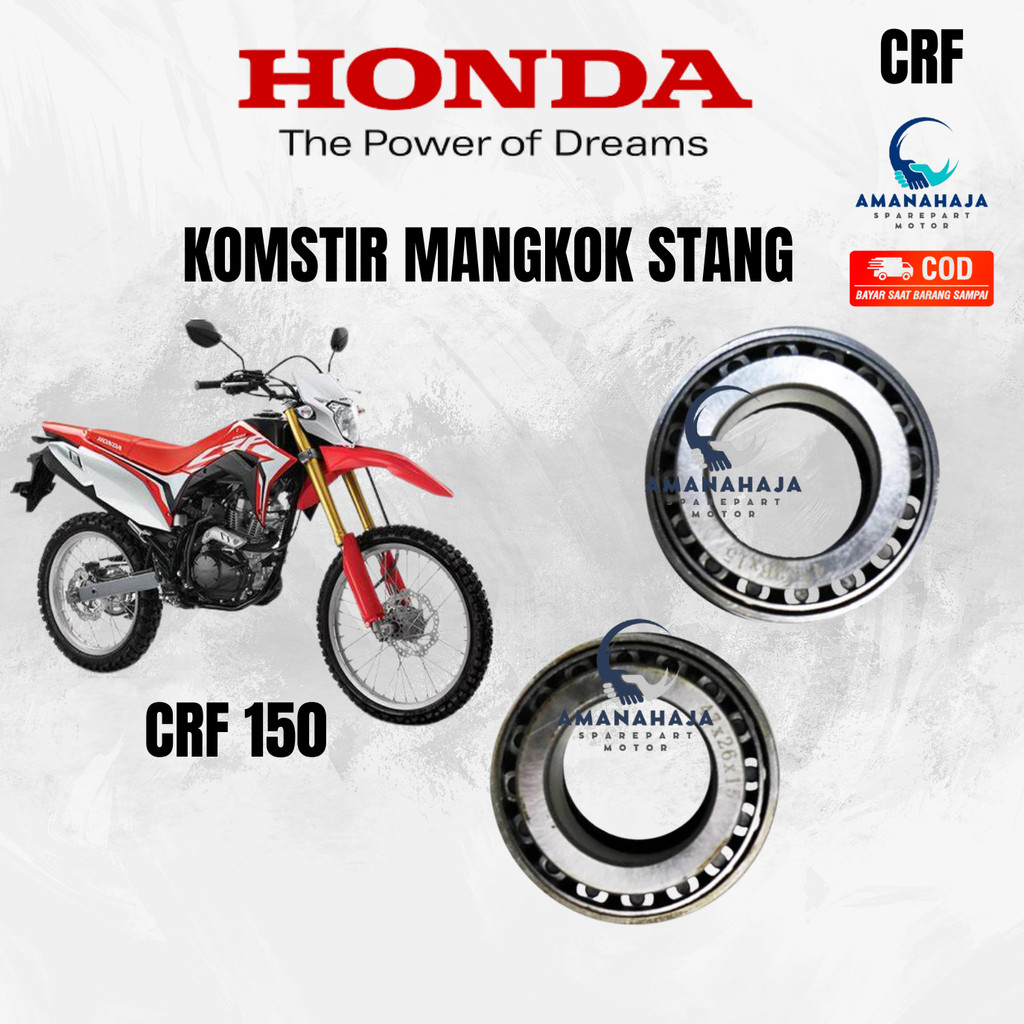 (GARANSI) ORI KOMSTIR MANGKOK STANG CRF 150 (CRF) | SPAREPART ORIGINAL SUKU CADANG SEPEDA MOTOR