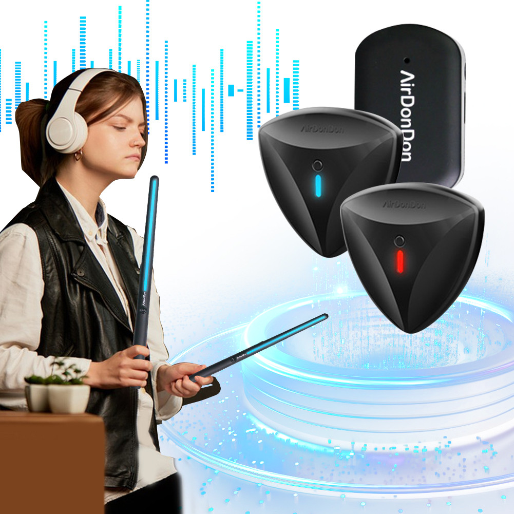 Portable Air Drum Set Air Drum Foot Sensor Realistic Effect Air Drum Adapter Electronic Drum Set Mus