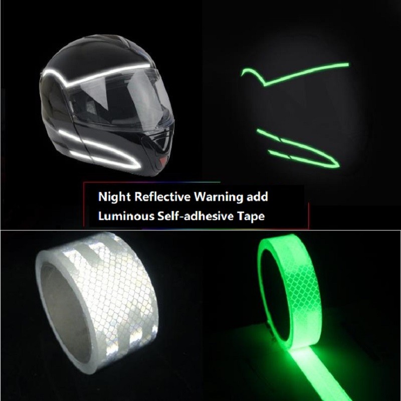 Reflective Add Luminous Helmets Motorcycles Car-body Decorative Self-adhesive Tape Self-luminous Tap
