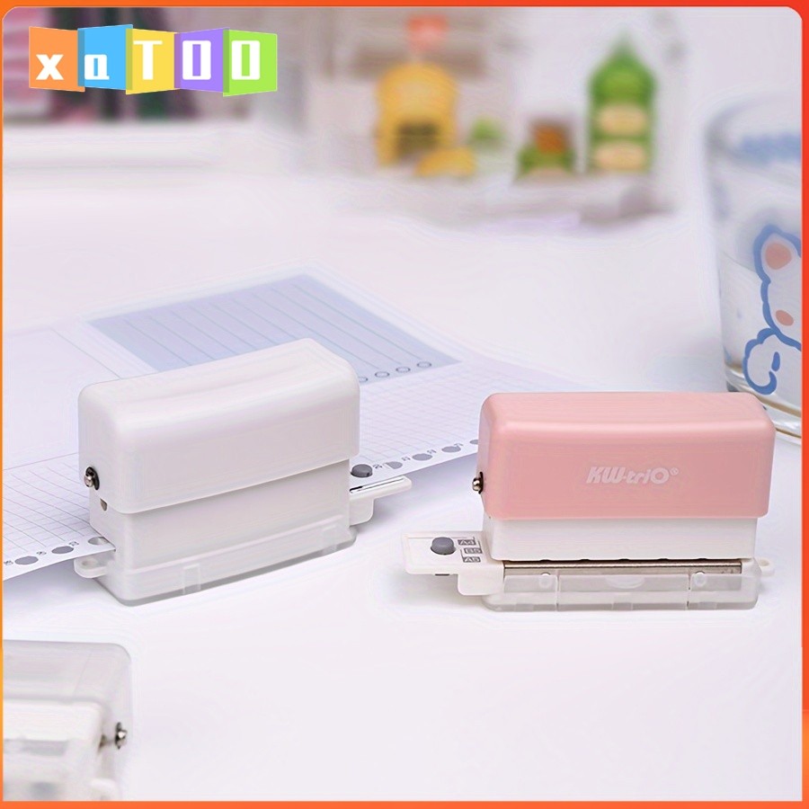 KW-trio Mini Hole Punch/Pembolong Kertas/Pola Pembolong Kertas/A4 A5 B5 6 Lubang Mini Pembolong Kert