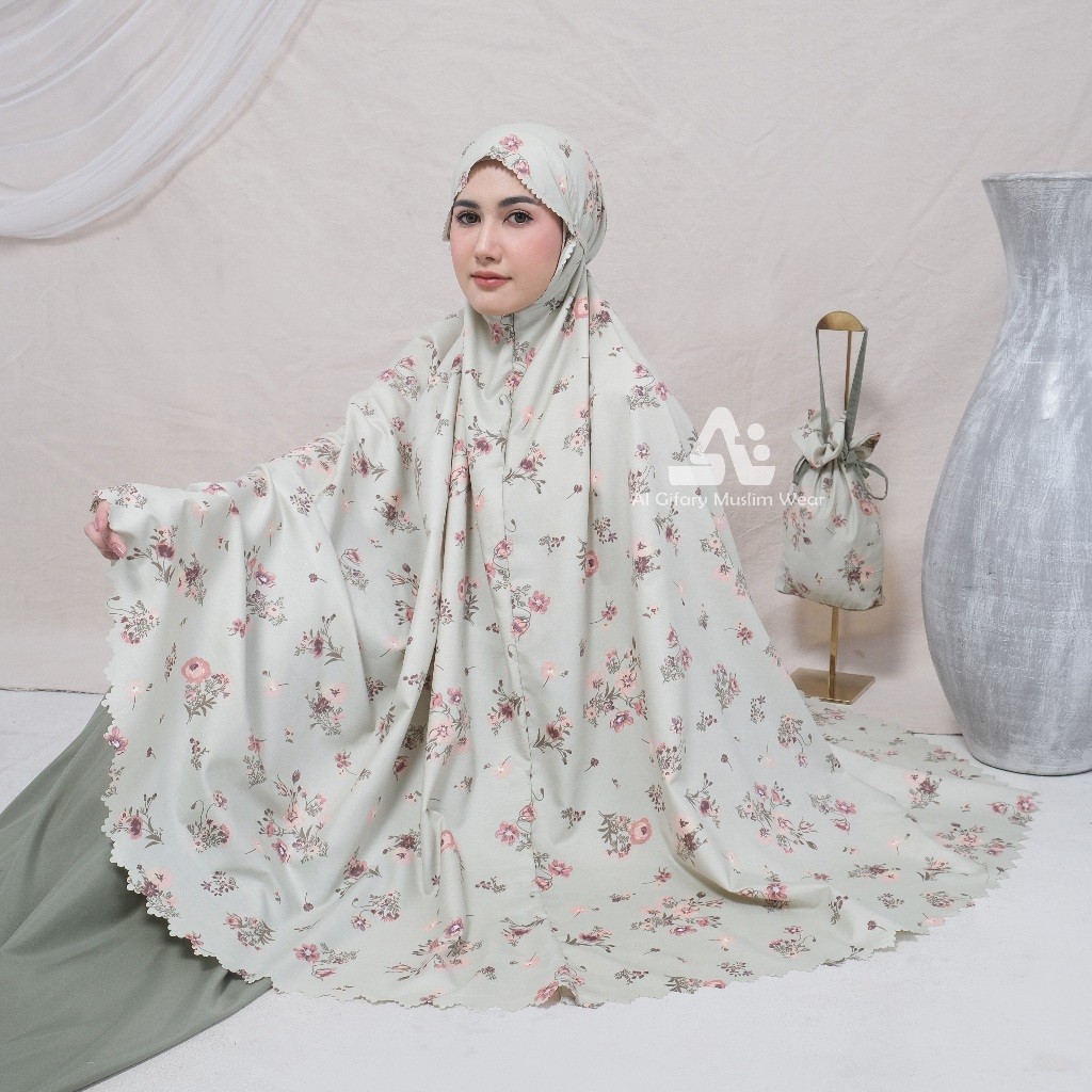COD Mukena Dewasa 2in1 Katun LaserCut Motif Elegan Mukena Motif Mukena Rayon Dewasa Mukena Lebaran 2