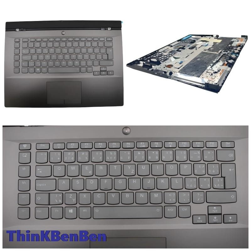 CZ Czech Black Keyboard Upper Case Palmrest Shell Cover For Lenovo Legion Y740 15 15ICHg 15IRH g 5CB