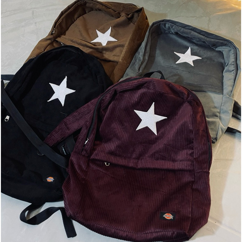 SHOW - Tas Ransel Corduroy /Tas ransel Bintang / bagpack corduroy / bagpack corduroy/tas ransel cord