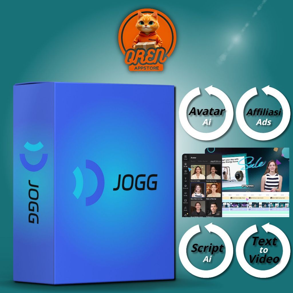 Jogg Ai | Voice Elevenlabs + Minimax + Azure | Heygen Alternative | Private Team Plan | Avatar | Aff
