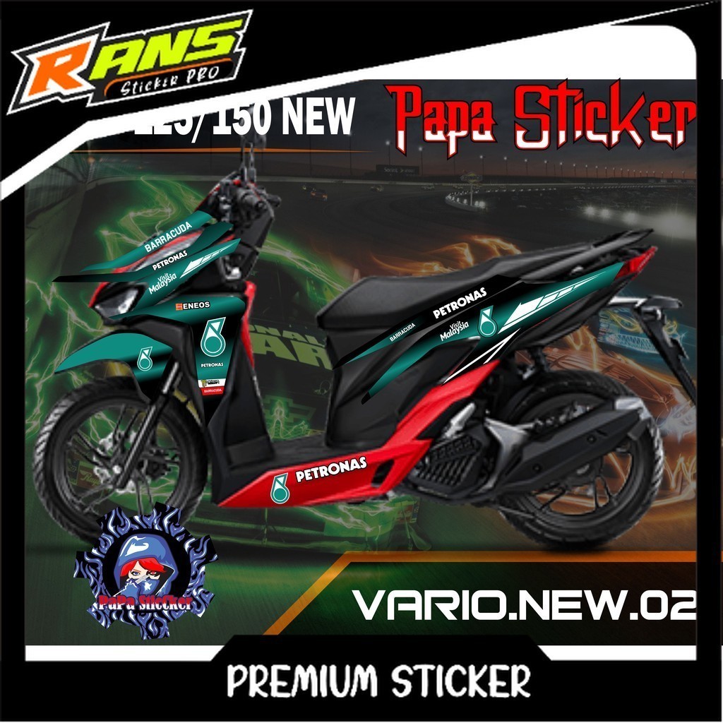 Stiker Striping Variasi Lis Vario 125 150 new 2018 2019 2020 CODE PETRONAS