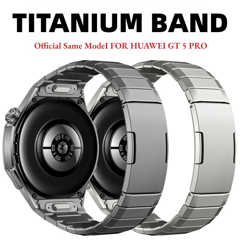 Original No Gaps Luxury Titanium Strap for Huawei Watch GT 5 Pro Metal Bracelet for Huawei Watch GT5