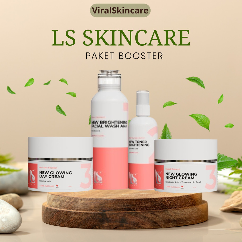 LS Skincare New Booster Brightening Glowing Perawatan Kecantikan