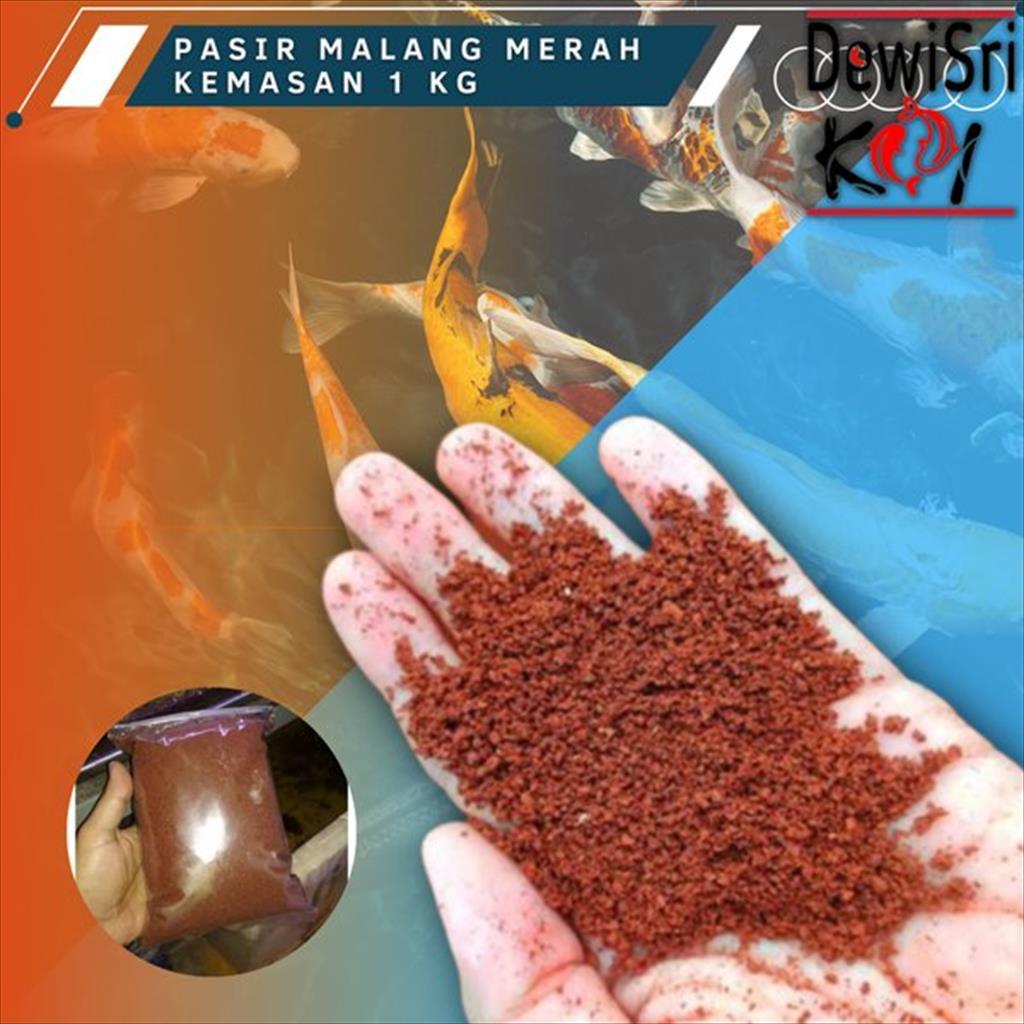pasir malang merah 1 kg / pasir malang merah aquascape aquarium