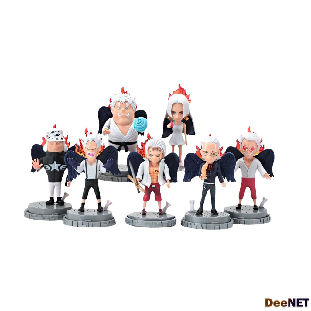 Set 7 Seraphim One Piece 12cm Action Figure PVC D-MAT142