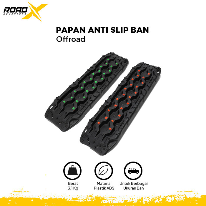 ROAD-X Papan Anti Selip Ban Mobil Off Road