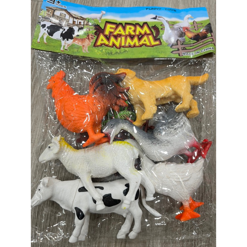 Animal Figure Farm Animal / Miniatur Binatang Besar Hewan Ternak / Binatang Karet Besar