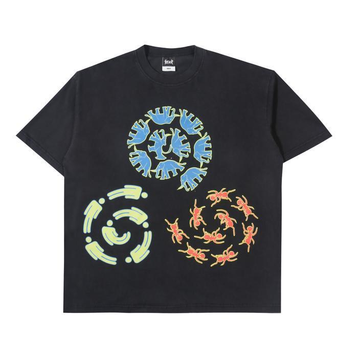 .Feast - Gajah Semut Manusia  Washed - T-shirt - Black - S Kaos Nyaman Lembut Unisex - S