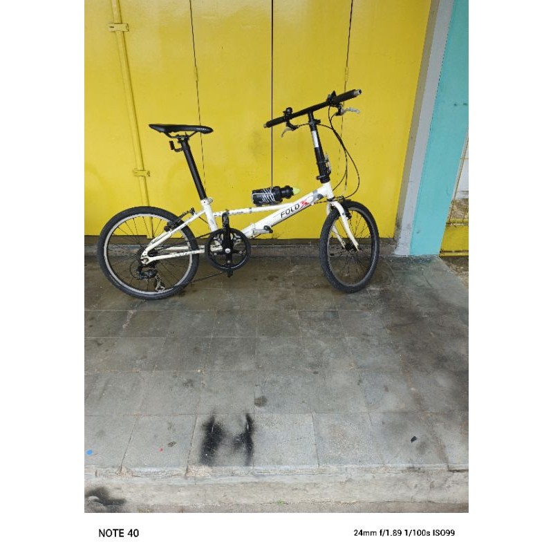 sepeda lipat fold x yohohama 20 antiq