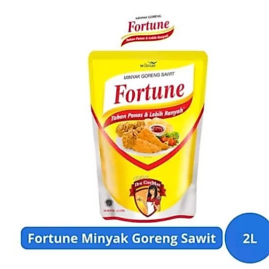 minyak fortune 1dus isi 6pcs x 2L karton promo
