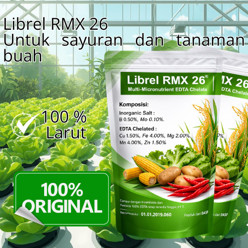 Pupuk Mikro Librel RMX 26 Hidroponik Grade 1 Kg